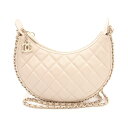 シャネル CHANEL マトラッセ スモールホーボー ショルダーバッグ バッグ ラムスキン(羊革) ベージュ系 AS3917 【中古】