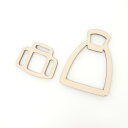 エルメス HERMES Petit H プティアッシュ ペンダントトップ ジュエリー トゴ / ヴォーエプソン トゴ アイボリー系 / ブルー系 【中古】
