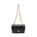シャネル CHANEL マトラッセ ショルダーバッグ バッグ レザー ブラック系 AS3393 【中古】(4)