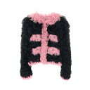 シャネル CHANEL ココマークボタン ノーカラージャケット 衣料品 アウター シアリング ブラック系 / ピンク系 P71634C63182 【中古】