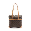 ルイ・ヴィトン LOUIS VUITTON クーサンGM ショルダーバッグ バッグ PVCコーティングキャンバス レザー モノグラム ブラウン系 M51141 ...