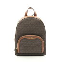 マイケルコース Michael Kors JAYCEE ジェイシー リュックサック バックパック バッグ PVCコーティングキャンバス レザー ブラウン系 35...