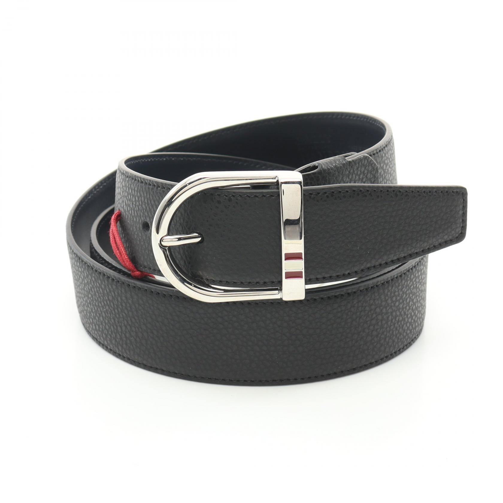 バリー BALLY ベルト 衣料品 レザー ブラック系 MBB03EVT229 【中古】