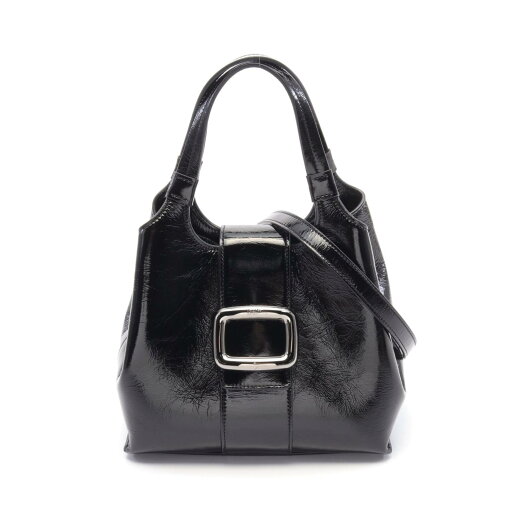 ロジェ ヴィヴィエ Roger Vivier ヴィヴ ハンドバッグ バッグ レザー ブラック系 RBWAOGA0100TM6B999 【中古】 ロジェ ヴィヴィエ Roger Vivier ヴィヴ ハンドバッグ バッグ レザー ブラック系 RBWAOGA0100TM6B999 【中古】