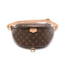 ルイ・ヴィトン LOUIS VUITTON バムバッグ ウエストバッグ ボディバッグ バッグ PVCコーティングキャンバス レザー モノグラム ブラウン系 M4...
