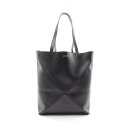 ロエベ LOEWE パズル フォールド XL トートバッグ バッグ レザー ブラック系 B933Q18X011100 【中古】