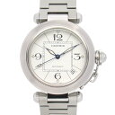 カルティエ CARTIER パシャC 腕時計 時計 ステンレススチール ホワイト系 W31074M7 【中古】