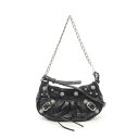 バレンシアガ BALENCIAGA LE CAGOLE MINI BB ル カゴール ミニ ハンドバッグ バッグ レザー ブラック系 69581423EJY1000 【中古】