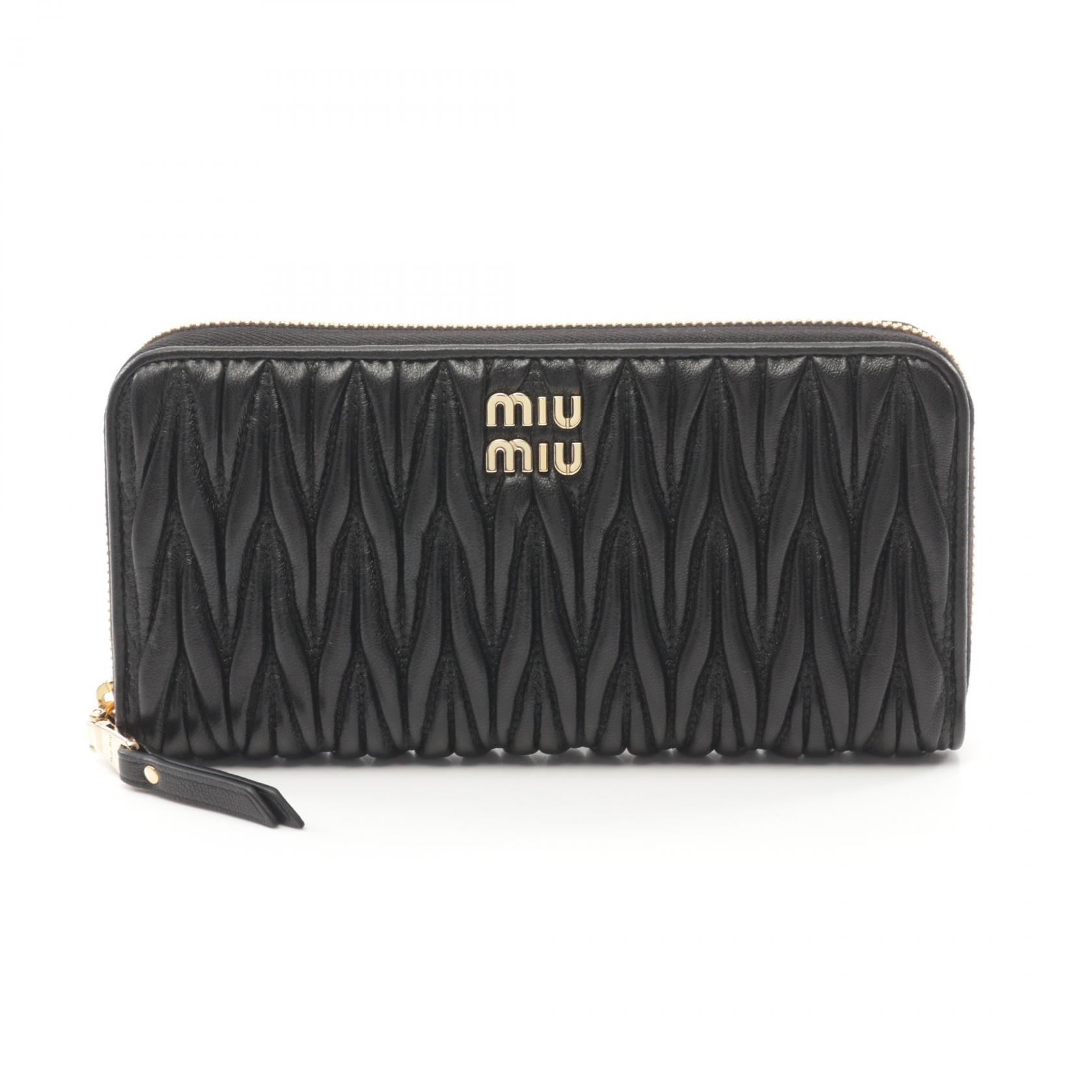 楽天市場】miumiu マテラッセ ブラック(財布・ケース|バッグ 楽天市場】miumiu マテラッセ ブラック(財布・ケース|バッグ