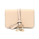 クロエ Chloe ALPHABET アルファベット カードケース アクセサリー レザー ベージュ系 CHC21WP0156J5 【中古】(4)