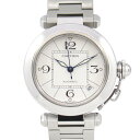カルティエ CARTIER パシャC 腕時計 時計 ステンレススチール ホワイト系 W31074M7 【中古】