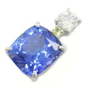 ジュエリー JEWELRY タンザナイト ダイヤモンド ペンダントトップ ペンダントトップ ジュエリー Pt900プラチナ ダイヤモンド タンザナイト ブルー系 / クリア系 タンザナイト 2.5g 【中古】(4)