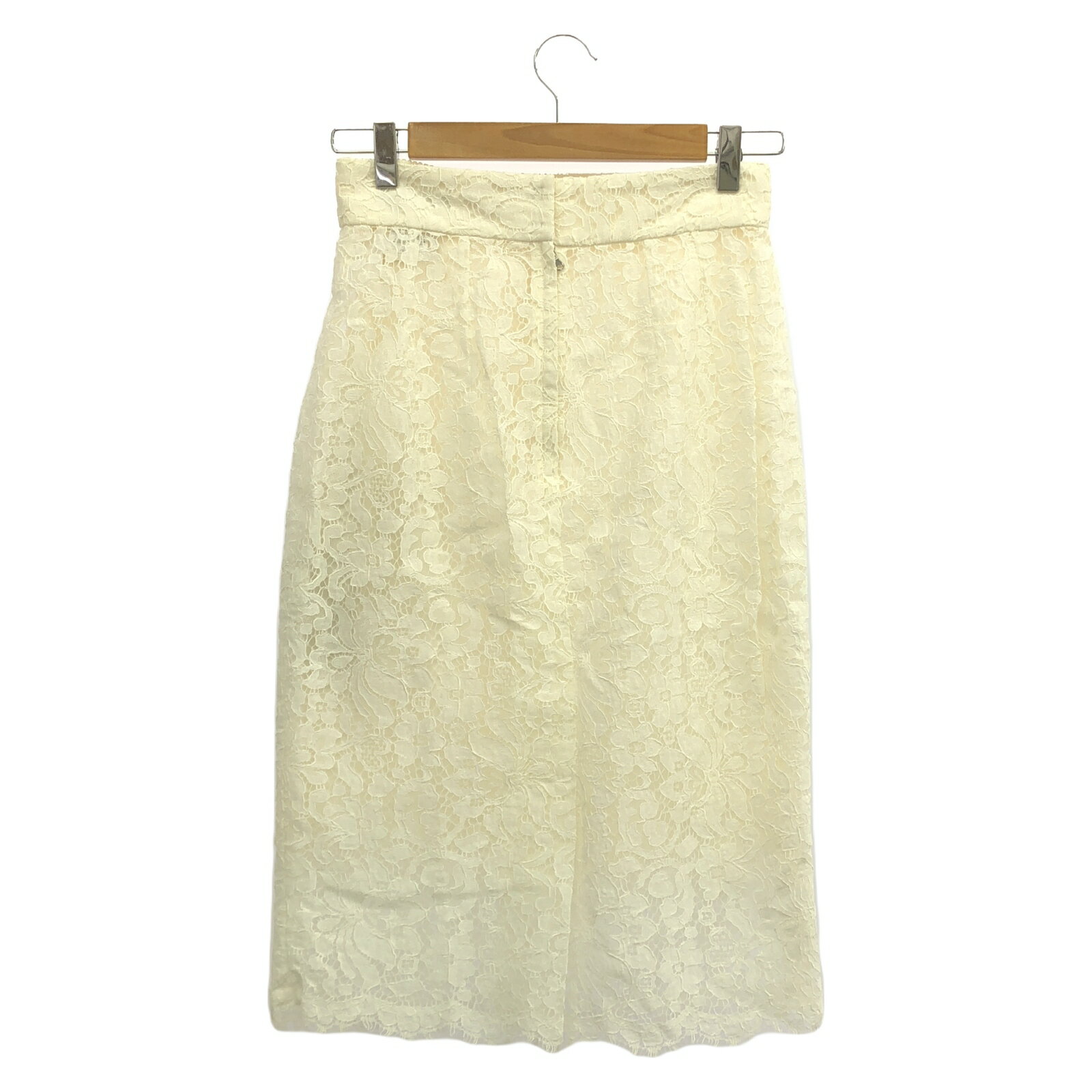 RECLO（リクロ）楽天市場店の【20％OFFクーポン対象11/20 20時〜11/27 1:59 】ドルチェアンドガッバーナ DOLCE & GABBANA スカート 衣料品 ボトムス ナイロン ホワイト系 【中古】｜アングル2