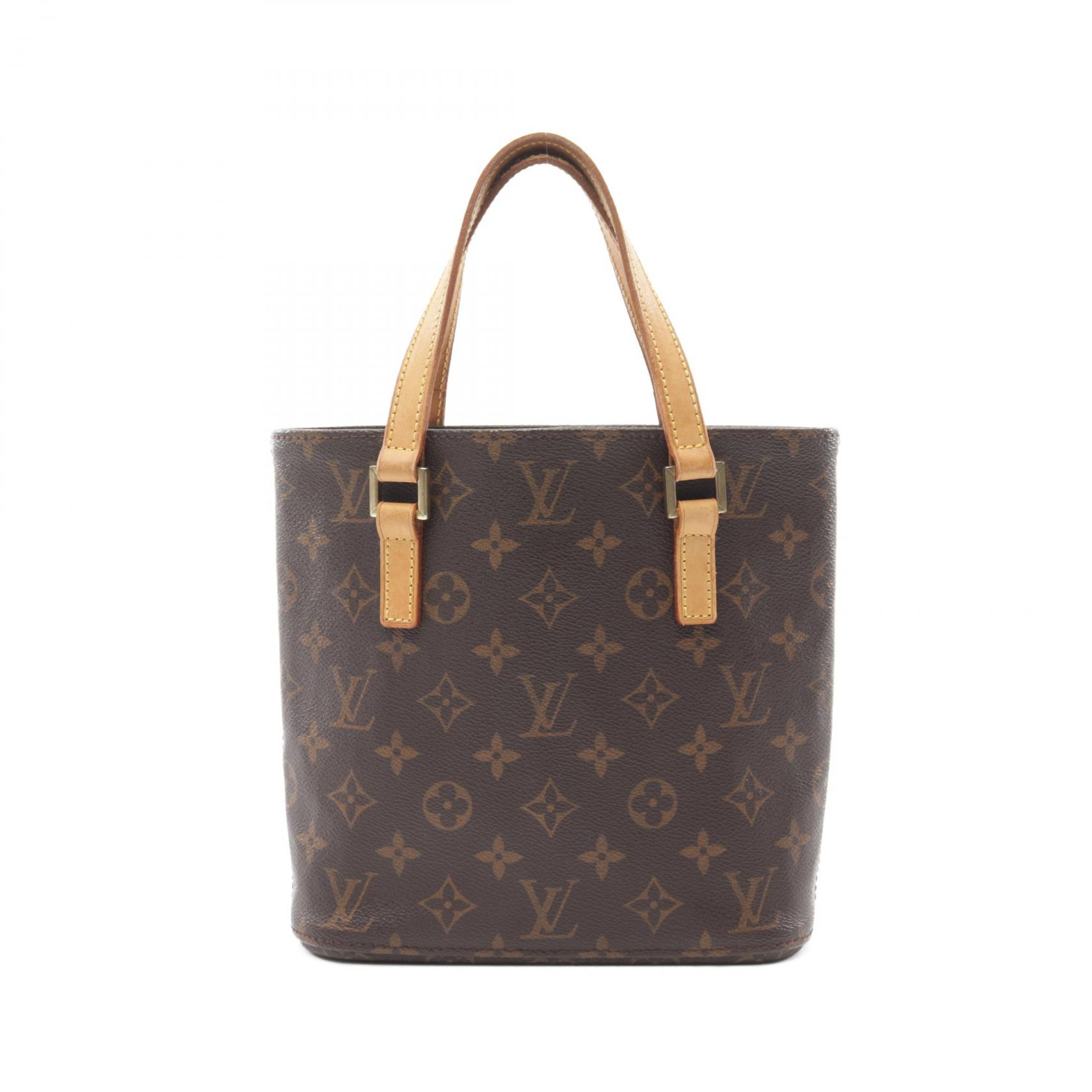 ルイ・ヴィトン LOUIS VUITTON ヴァヴァンPM モノグラム ハンドバッグ バッグ PVCコーティングキャンバス レザー ブラウン系 M51172 【中古】