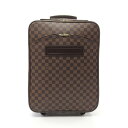 ルイ・ヴィトン LOUIS VUITTON ぺガス45 ダミエエベヌ キャリーバッグ バッグ PVCコーティングキャンバス レザー ブラウン系 N23293 【...