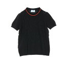 プラダ PRADA ニット 衣料品 トップス ウール カシミヤ ブラック系 / レッド系 P24V63 【中古】
