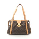 ルイ・ヴィトン LOUIS VUITTON ストレーザPM モノグラム ショルダーバッグ バッグ PVCコーティングキャンバス レザー ブラウン系 M51186...