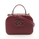 シャネル CHANEL マトラッセ ショルダーバッグ バッグ レザー ボルドー系 【中古】