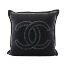 シャネル CHANEL ココマーク アクセサリー ウール カシミヤ ブラック系 / グレー系 B17876 24B 【中古】