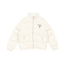 プラダ PRADA RE-NYLON ダウンジャケット 衣料品 アウター ナイロン ホワイト系 SGB803 【中古】