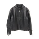 クロムハーツ CHROME HEARTS RACING2 レーシング2 ライダースジャケット 衣料品 アウター レザー ブラック系 2225-304-6050-...