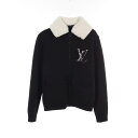ルイ・ヴィトン LOUIS VUITTON シアリングカラー ブルゾン 衣料品 アウター ウール ブラック系 / ホワイト系 RM241M ZLL HQN10W...