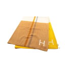 エルメス HERMES スロー アクセサリー カシミヤ ブラウン系 / イエロー系 / マルチカラー H103717M03 【中古】