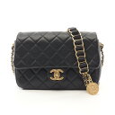 シャネル CHANEL マトラッセ ショルダーバッグ バッグ キャビアスキン(グレインドカーフ) ブラック系 【中古】