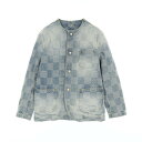 ルイ・ヴィトン LOUIS VUITTON ダミエデニムシックジャケット デニムジャケット 衣料品 アウター コットン ブルー系 HQA70W 【中古】