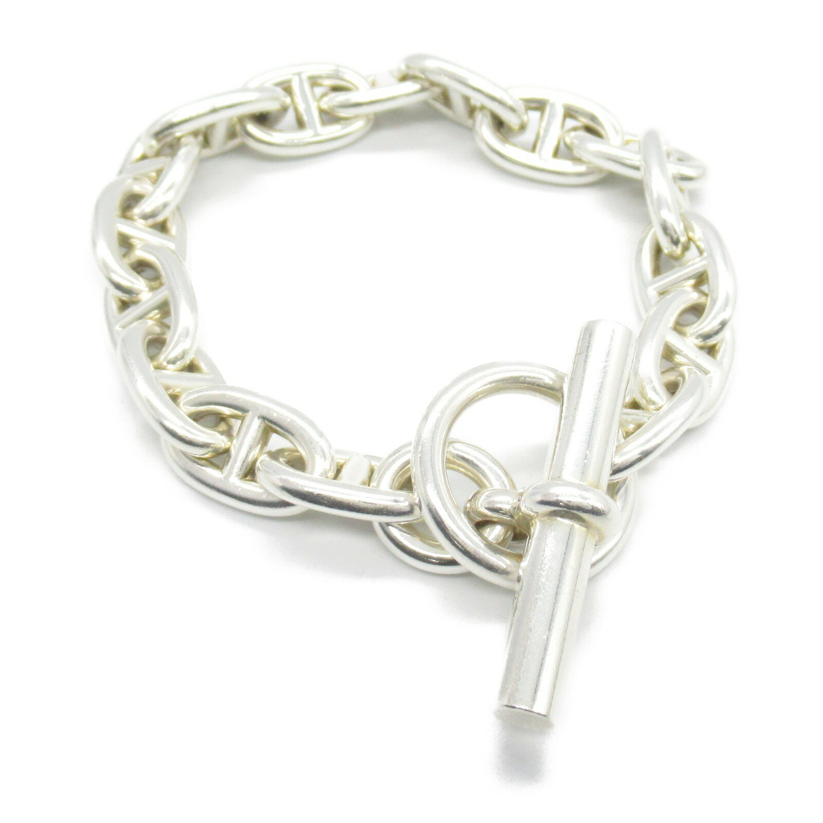 エルメス HERMES シェーヌダンクルMM 16コマ ブレスレット ブレスレット アクセサリー シルバー925 シルバー系 【中古】