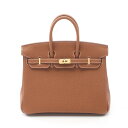 エルメス HERMES バーキン25 ハンドバッグ バッグ レザー トゴ トゴ ブラウン系 【中古】
