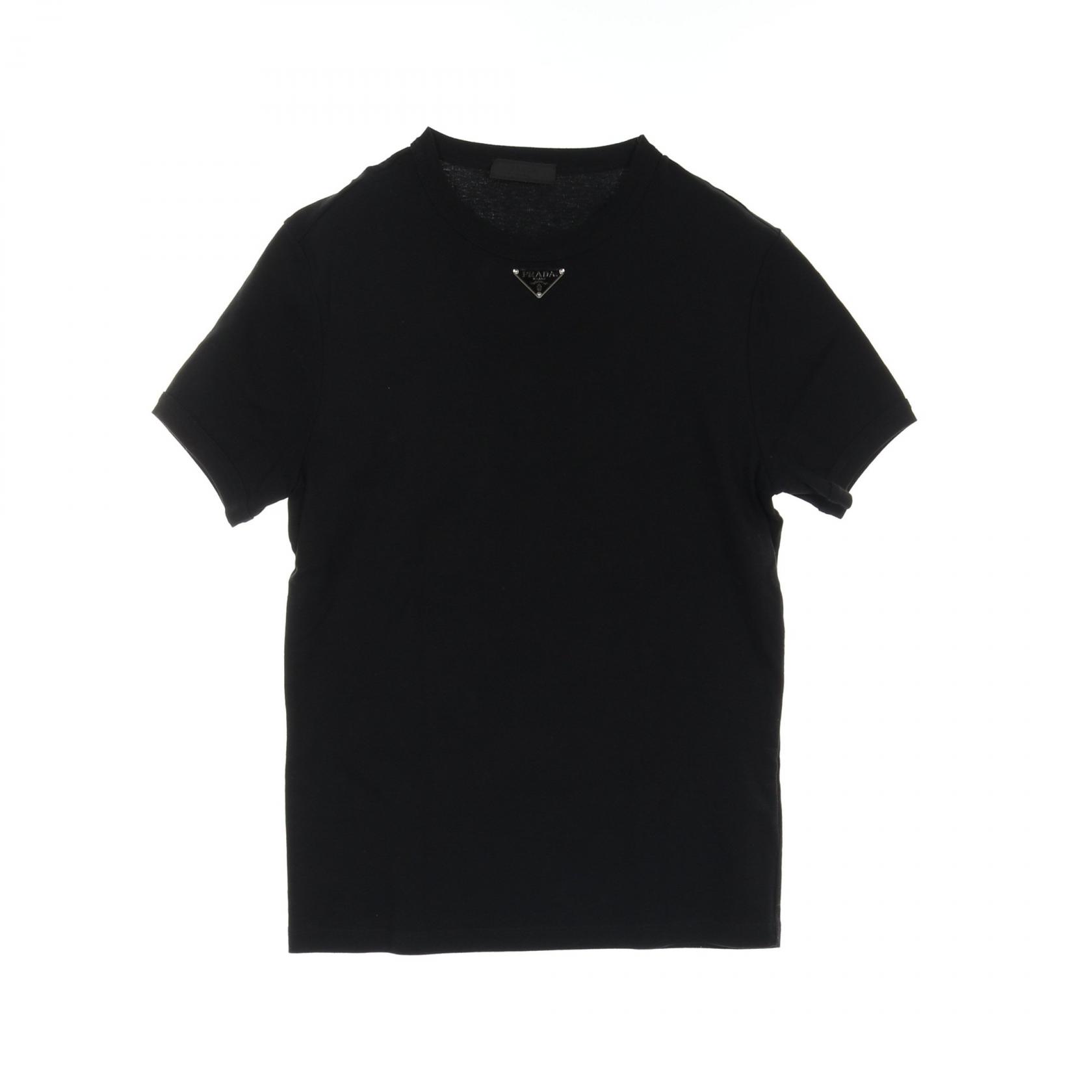 楽天市場】PRADA(カラーブラック)(Tシャツ・カットソー 楽天市場】PRADA(カラーブラック)(Tシャツ・カットソー