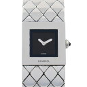 シャネル CHANEL マトラッセ 腕時計 時計 ステンレススチール ブラック系 H0009 【中古】(2)