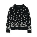 シャネル CHANEL ココマーク デイジー ニット 衣料品 トップス カシミヤ ブラック系 / ホワイト系 P72453K10396 【中古】