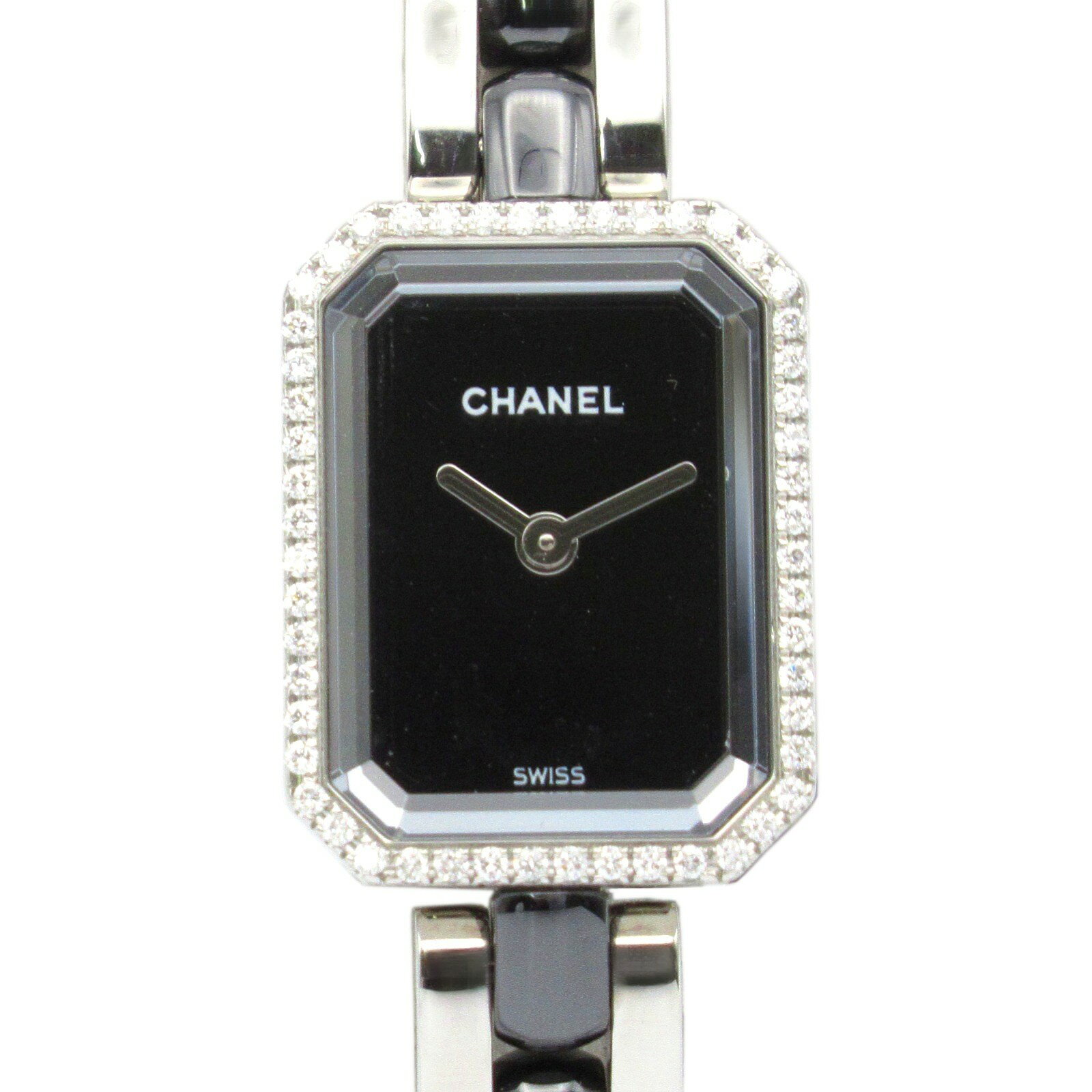 シャネル CHANEL プルミエール トリプルブレスレット 腕時計 時計 ステンレススチール セラミック ブラック系 H3058 【中古】