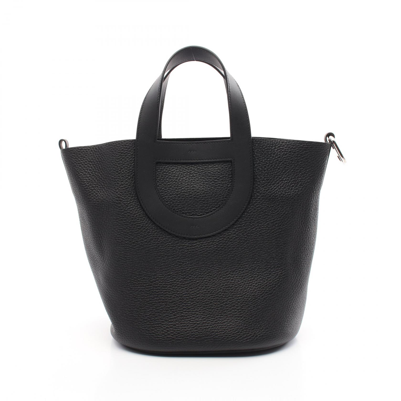 エルメス HERMES インザループ23 ハンドバッグ バッグ トリヨンクレマンス / ヴォースイフト トリヨンクレマンス ブラック系 【中古】のサムネイル