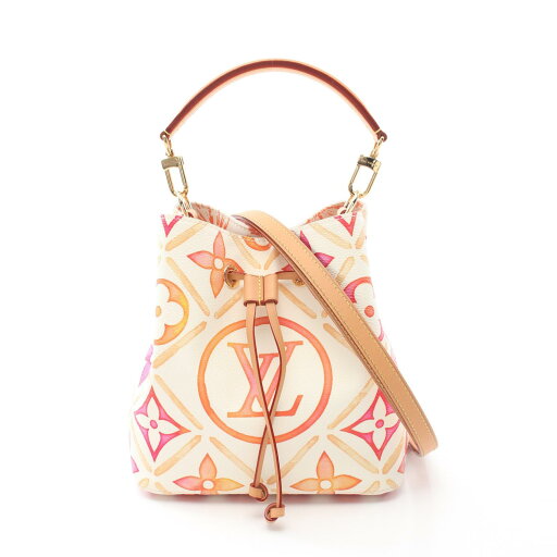 ルイ・ヴィトン LOUIS VUITTON ネオノエBB バイ ザ プール ハンドバッグ バッグ PVCコーティングキャンバス レザー ホワイト系 / オレンジ系 / マルチカラー M25315 【中古】 ルイ・ヴィトン LOUIS VUITTON ネオノエBB バイ ザ プール ハンドバッグ バッグ PVCコーティングキャンバス レザー ホワイト系 / オレンジ系 / マルチカラー M25315 【中古】