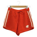 グッチ GUCCI GUCCI × adidasショートパンツ ショートパンツ 衣料品 ボトムス コットン レッド系 693835 【中古】