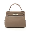エルメス HERMES ケリー28 エトゥープ ハンドバッグ バッグ トゴ トゴ ブラウン系 【中古】