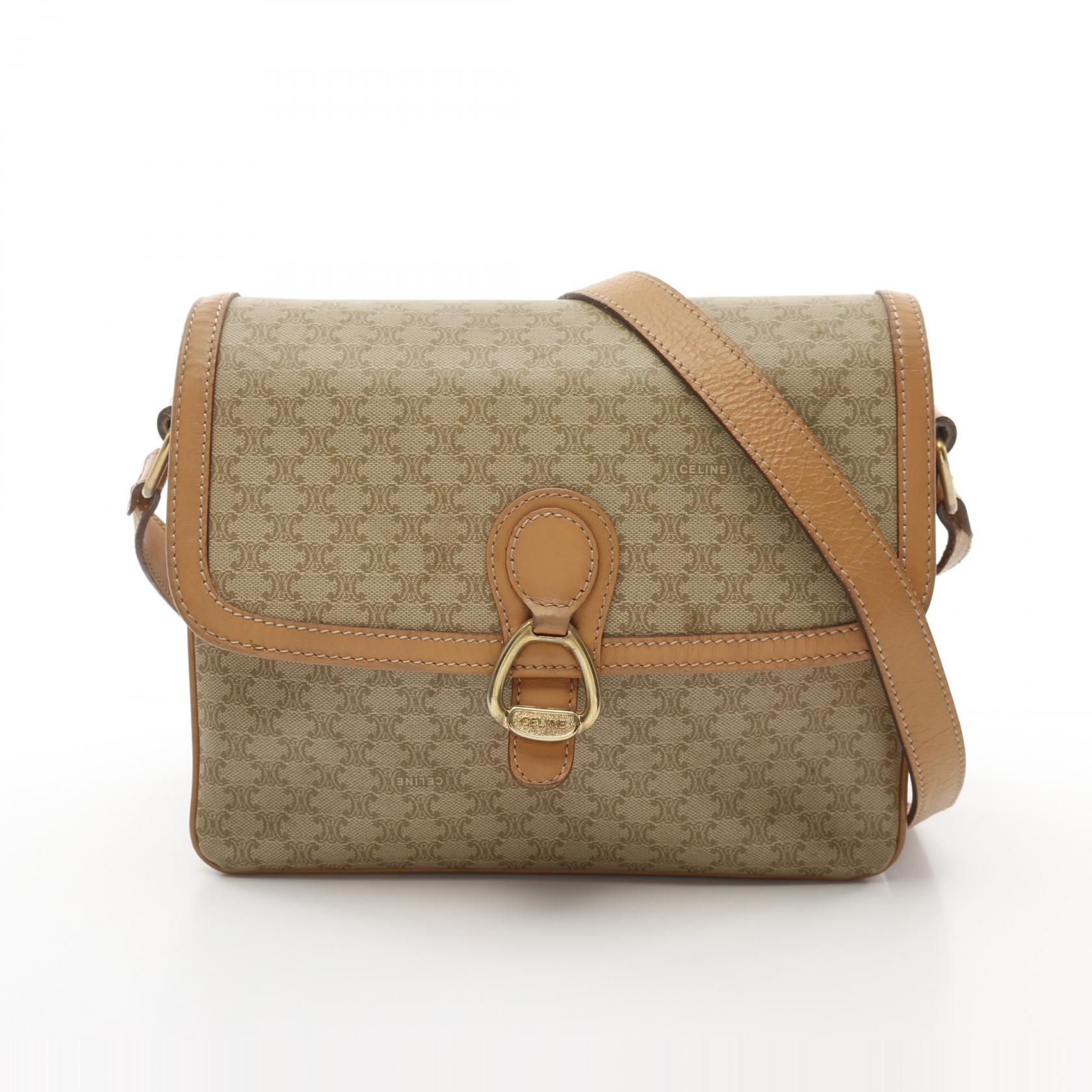 CELINE】 Celine Camille ショルダーバッグ ホワイト (CELINE