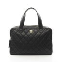 シャネル CHANEL マトラッセ トートバッグ バッグ キャビアスキン(グレインドカーフ) ブラック系 【中古】