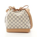 ルイ・ヴィトン LOUIS VUITTON ノエBB ショルダーバッグ バッグ PVCコーティングキャンバス レザー ダミエ・アズール ホワイト系 N41220...