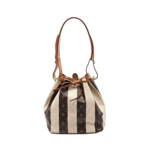 ルイ・ヴィトン LOUIS VUITTON プチノエ ショルダーバッグ バッグ PVCコーティングキャンバス レザー モノグラム・レイユール ブラウン系 / ベージュ系 M40564 【中古】 ルイ・ヴィトン LOUIS VUITTON プチノエ ショルダーバッグ バッグ PVCコーティングキャンバス レザー モノグラム・レイユール ブラウン系 / ベージュ系 M40564 【中古】