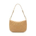 シャネル CHANEL マトラッセ ショルダーバッグ バッグ レザー ベージュ系 【中古】(4)