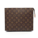ルイ・ヴィトン LOUIS VUITTON ポッシュトワレット26 モノグラム セカンドバッグ クラッチバッグ バッグ PVCコーティングキャンバス レザー ブ...