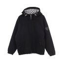 ルイ・ヴィトン LOUIS VUITTON リバーシブルダブルフェイスフーディ モノグラム 衣料品 アウター ウール ブラック系 / グレー系 RW251WD ...