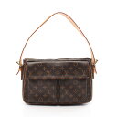 ルイ・ヴィトン LOUIS VUITTON ヴィバシテGM ショルダーバッグ バッグ PVCコーティングキャンバス レザー モノグラム ブラウン系 M51163 【中古】