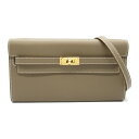 エルメス HERMES ケリートゥーゴー ショルダーバッグ バッグ レザー ヴォーエヴァーカラー ブラウン系 【中古】