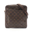 ルイ・ヴィトン LOUIS VUITTON トロター ボブール モノグラム ショルダーバッグ バッグ PVCコーティングキャンバス レザー ブラウン系 M970...