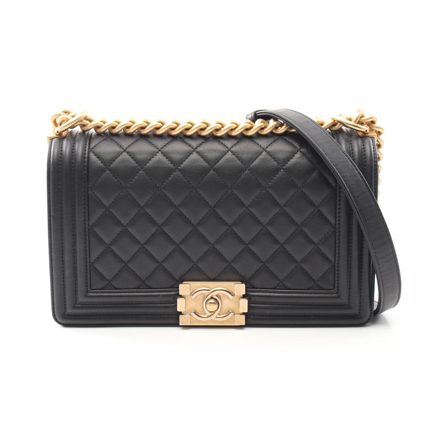 楽天市場】CHANEL ボーイ シャネル(カラーブラック・素材(生地 楽天市場】CHANEL ボーイ シャネル(カラーブラック・素材(生地